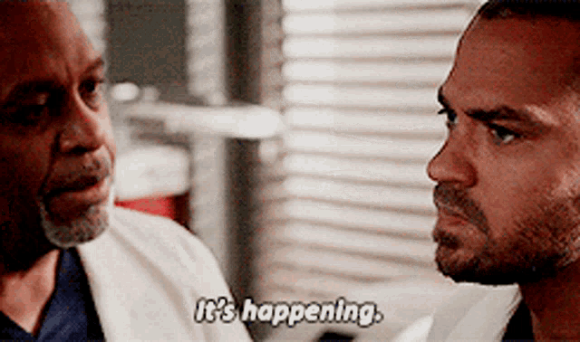 Greys Anatomy Richard Webber GIF - Greys Anatomy Richard Webber Its Happening GIFs