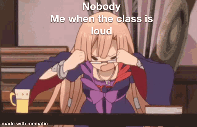 Anime Angrystudent GIF
