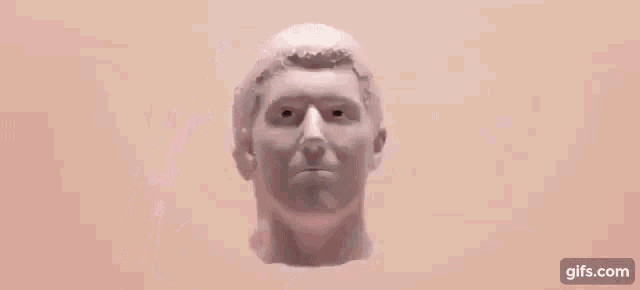 a close up of a person 's face with chocolate dripping from their mouth .