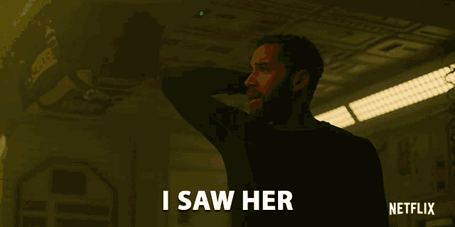 a man says i saw her in a dark room