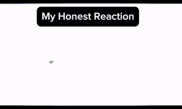 a drawing of a monster with the words `` my honest reaction '' written on it .