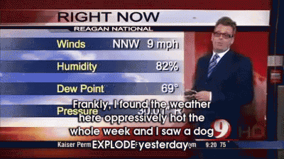 Mediocre Meteorologist GIF - Greg Proops Weather Explode GIFs