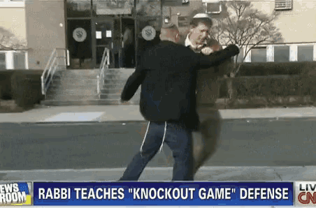 a rabbi teaches " knockout game " defense on cnn