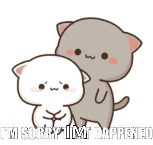 a couple of cartoon cats hugging each other with a heart in the background .