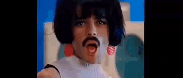 Freddie Mercury Rami Malek GIF - Freddie Mercury Rami Malek Pink GIFs