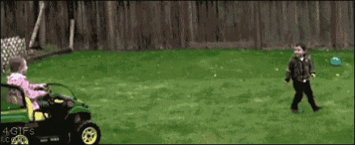 Lawnmower Nailed It GIF - Lawnmower Nailed It Running Over GIFs