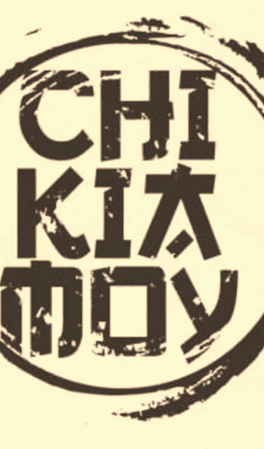 a stamp that says chi kix moy in a circle
