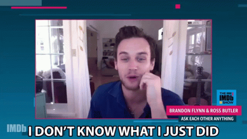 I Dont Know What I Just Did Brandon Flynn GIF - I Dont Know What I Just Did Brandon Flynn The Imdb Show GIFs