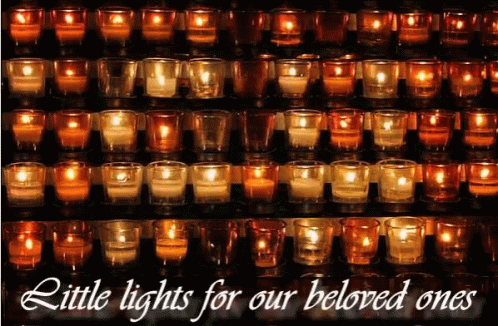 Burning Candles Candles GIF - Burning Candles Candles Candles For Our Beloved Ones GIFs