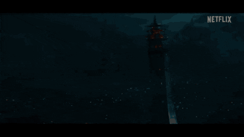 a netflix logo is displayed on a dark screen