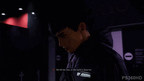 a man in a video game says " we kill him now "
