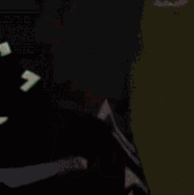 a blurred image of a ghost with the number 10 on it
