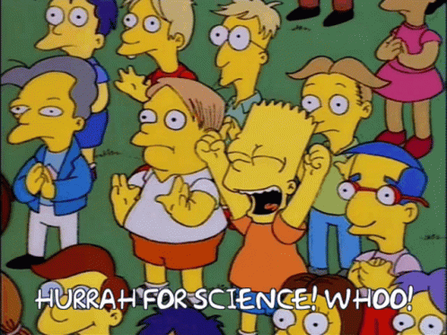Simpsons Science GIF - Simpsons Science Hurrah GIFs