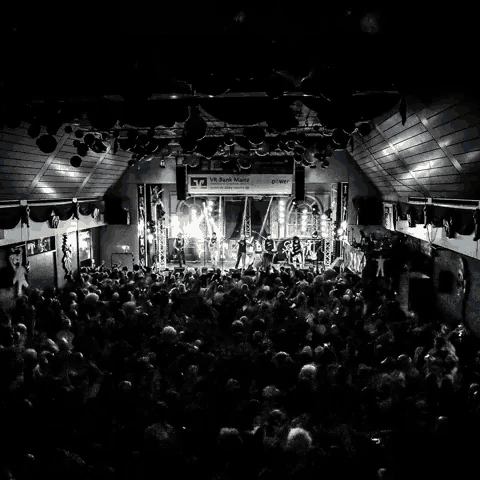 a black and white photo of a crowd with the words " you 'll ever " above it
