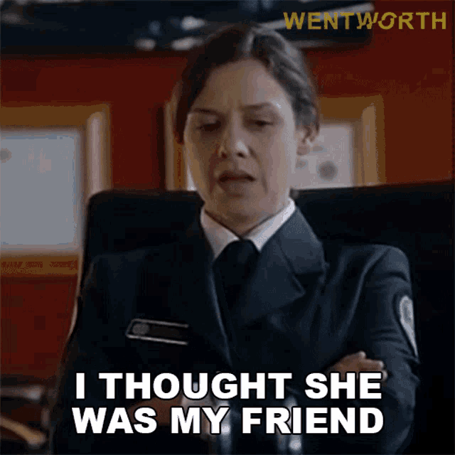I Thought She Was My Friend Vera Bennett GIF - I Thought She Was My Friend Vera Bennett Wentworth GIFs