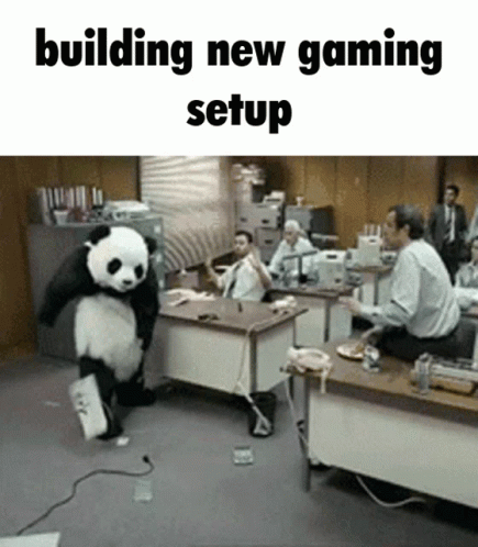 Gaming Setup Gaming GIF - Gaming Setup Gaming Building GIFs