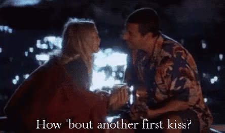 Adamsandler GIF - Adam Sandler Fifty First Dates First Kiss GIFs