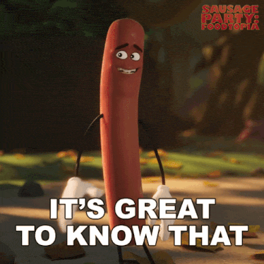 a sausage from the movie sausage party foodtopia
