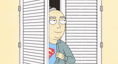 Rick And Morty Superman GIF - Rick And Morty Superman Closet GIFs