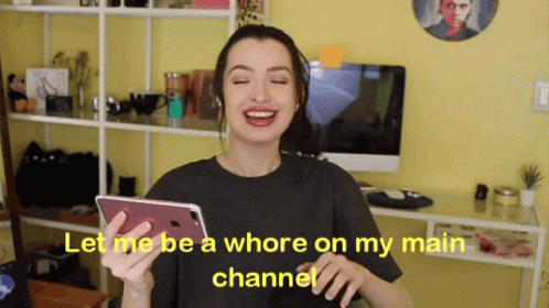 Let Me Be A Whore Main Channel GIF - Let Me Be A Whore Main Channel Reacts By Ash GIFs