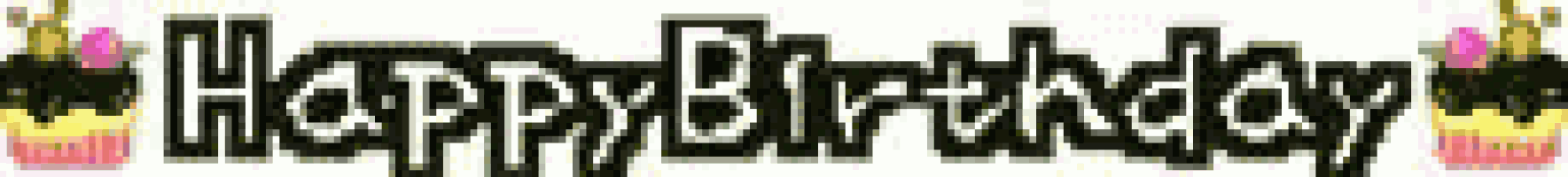 a blurry image of the words happy birthday on a white background