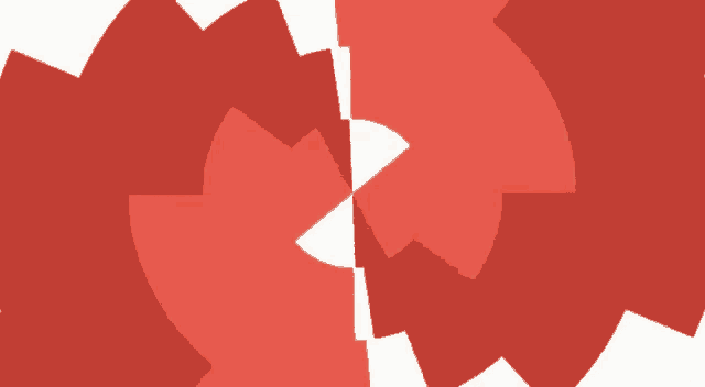 a red and white zig zag pattern on a white background .