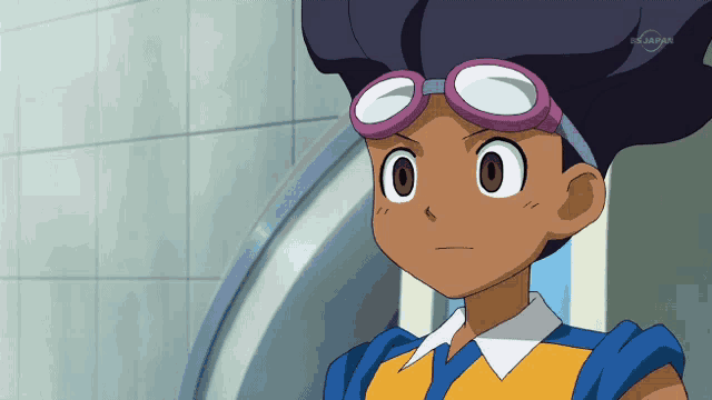 a cartoon character with a serious look on his face is being shown on tv