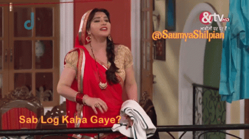 Shilpa Shinde Sab Log Kaha Gaye GIF - Shilpa Shinde Sab Log Kaha Gaye Talking GIFs
