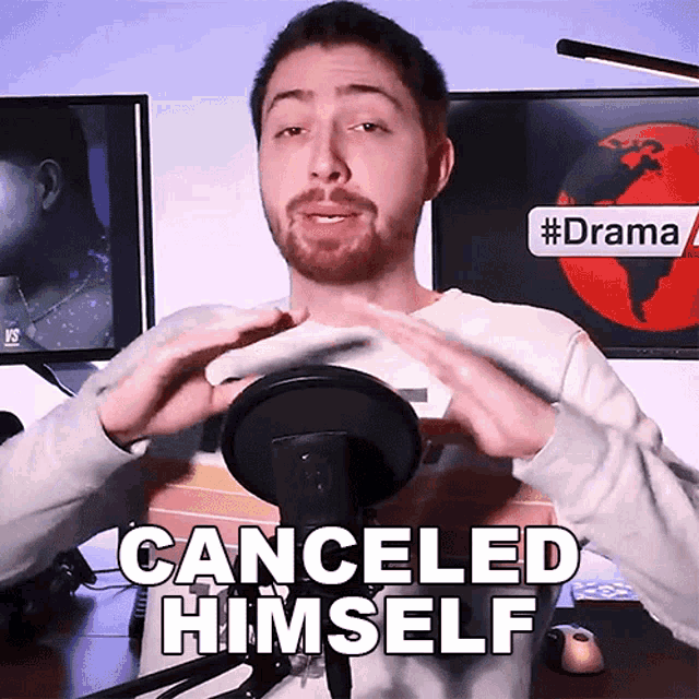 Canceled Himself Instead Willy Mac GIF - Canceled Himself Instead Willy Mac Dramaalert GIFs