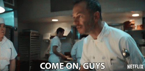 Come On Guys Greg Ellis GIF - Come On Guys Greg Ellis Chef Austin GIFs