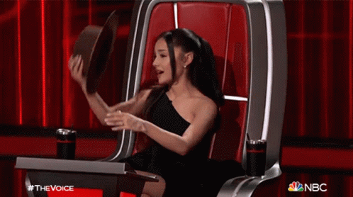 Putting On My Hat Ariana Grande GIF - Putting On My Hat Ariana Grande The Voice GIFs