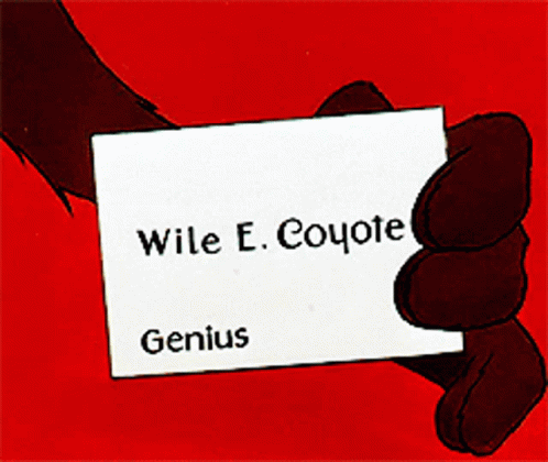 Genius Evil GIF - Genius Evil Wile E Coyote GIFs