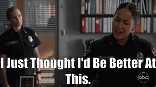 Station 19 Andy Herrera GIF - Station 19 Andy Herrera I Just Thought Id Be Better At This GIFs