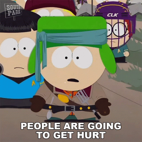 People Are Going To Get Hurt Kyle Broflovski GIF - People Are Going To Get Hurt Kyle Broflovski South Park GIFs