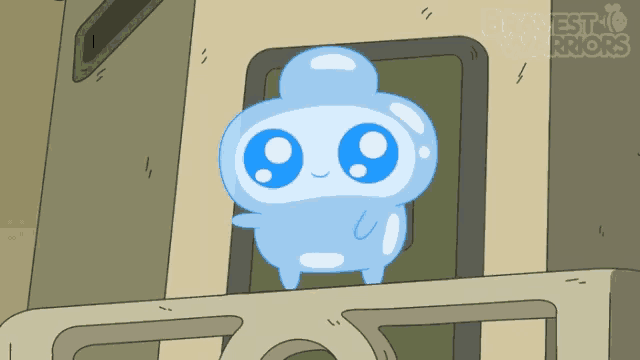 a cartoon character with the words bravest warriors in the background