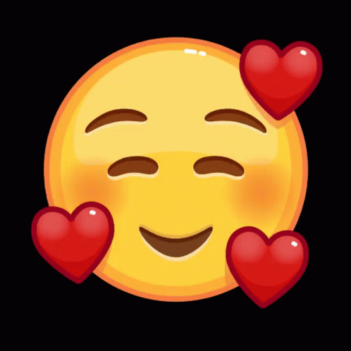 Smiley Emoji GIF - Smiley Emoji Hearts GIFs