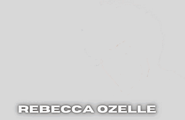 a picture of a woman with the name rebecca odelle on the bottom