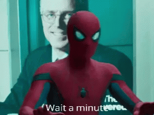 Spiderman Homecoming Wait A Minute GIF