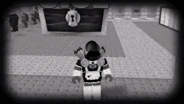 a person in a maid costume is standing in front of a treasure chest in a video game .