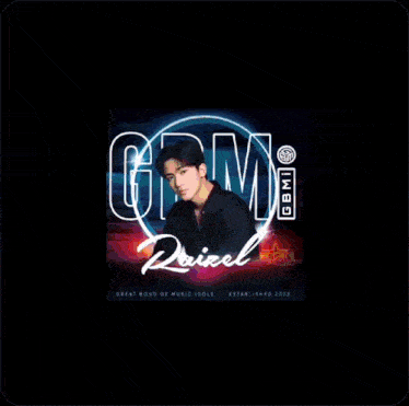 a poster with a picture of a man and the words " great bond of music idols " on the bottom