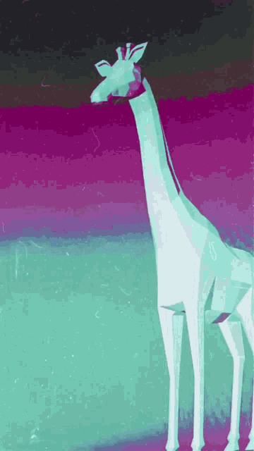 Giraffe Retro GIF - Giraffe Retro Lukeandthecharmers GIFs
