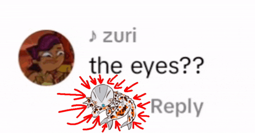 a white box with a picture of a girl and the words " the eyes "