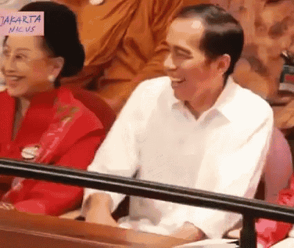 Jokowi Tertawa Terbahak2 GIF - Jokowi Terbahak Pakpres Ketawa GIFs