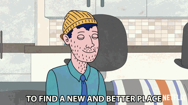 To Find A New And Better Place Todd Chavez GIF - To Find A New And Better Place Todd Chavez Aaron Paul GIFs