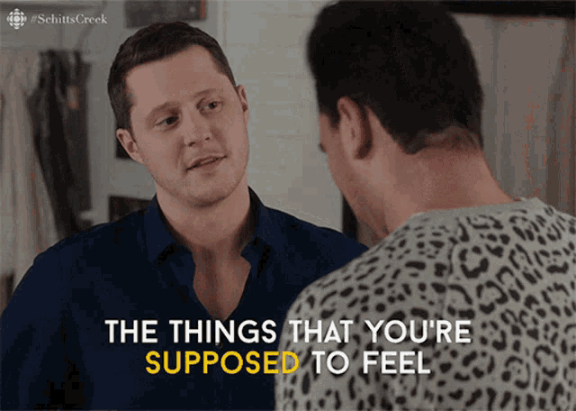 The Things That Youre Supposed To Feel I Felt Them Patrick GIF - The Things That Youre Supposed To Feel I Felt Them Patrick Patrick Brewer GIFs