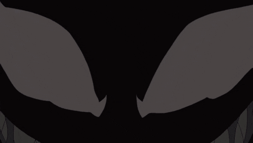 a cartoon drawing of venom with his mouth open and his tongue sticking out