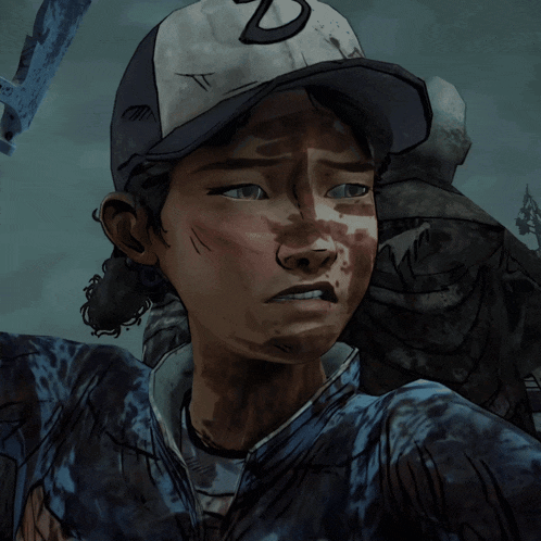 a cartoon character wearing a baseball cap with the letter d on it