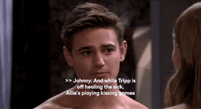 Days Of Our Lives Johnny Dimera GIF - Days Of Our Lives Johnny Dimera Allie Horton GIFs