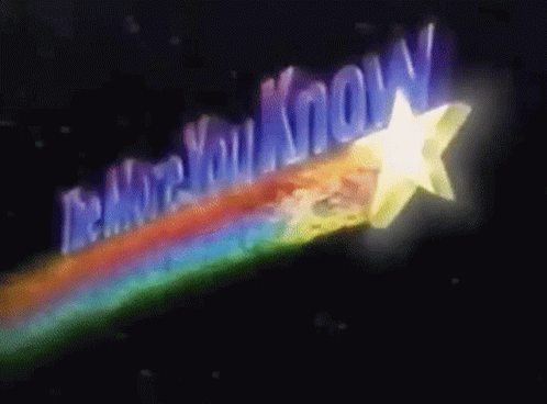 Ogvhs The More You Know GIF - Ogvhs The More You Know Tmyk GIFs