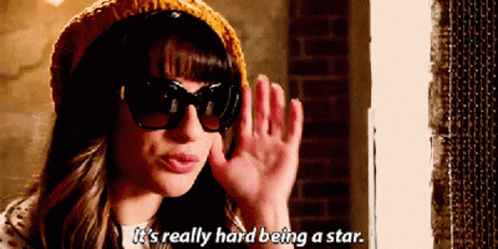 Glee Rachel Berry GIF - Glee Rachel Berry Its Really Hard Being A Star GIFs